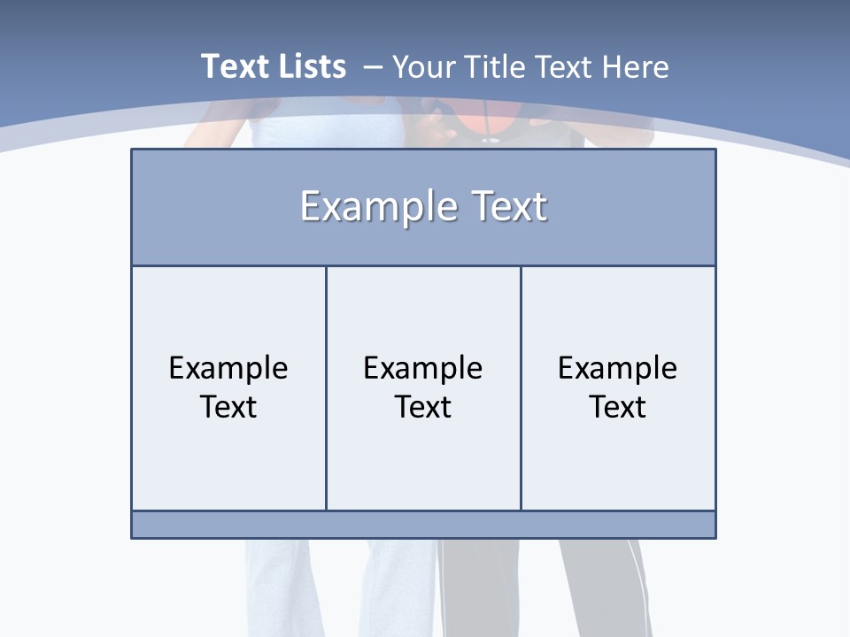 Standing Diet Ball PowerPoint Template