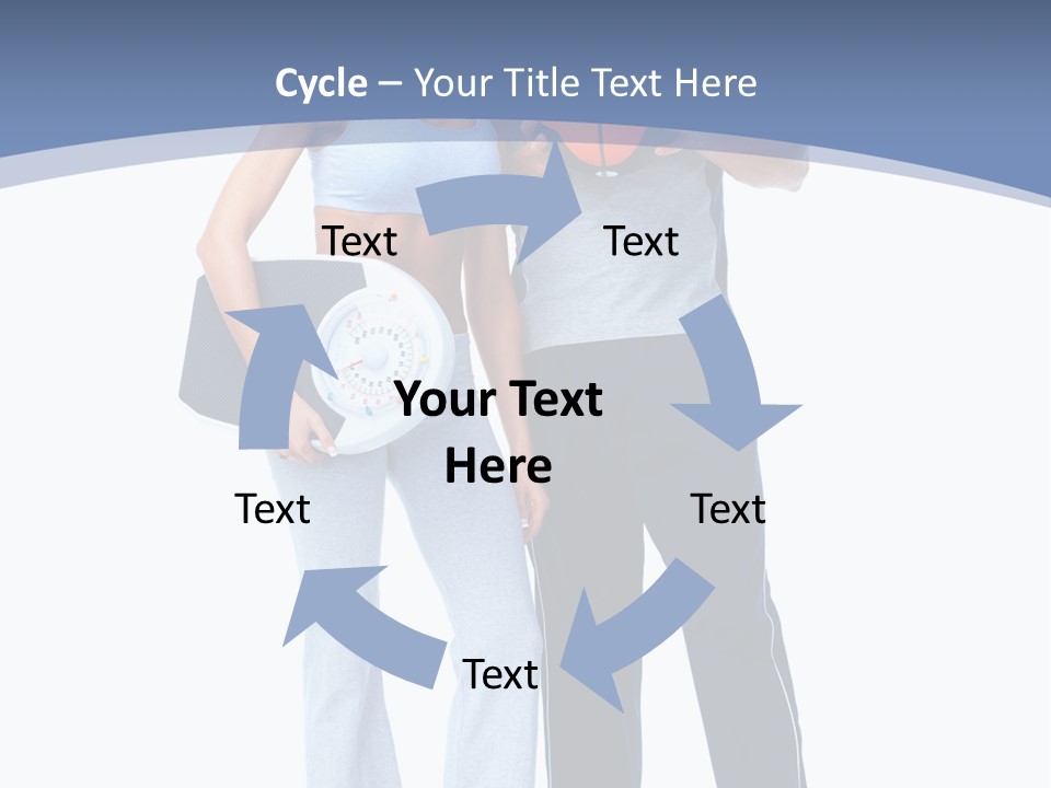 Standing Diet Ball PowerPoint Template