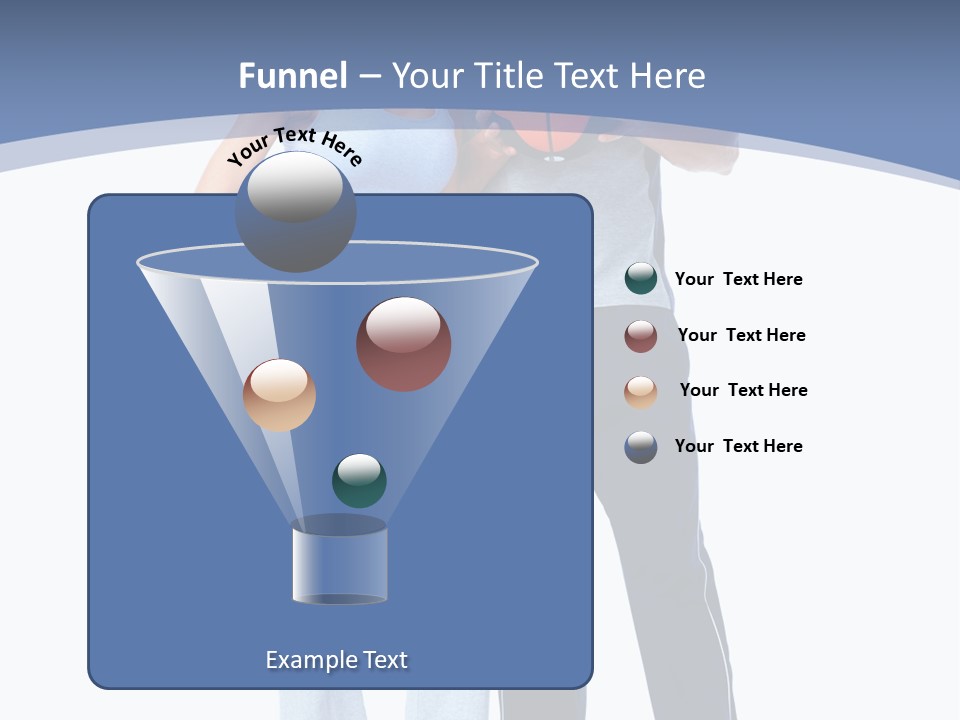 Standing Diet Ball PowerPoint Template