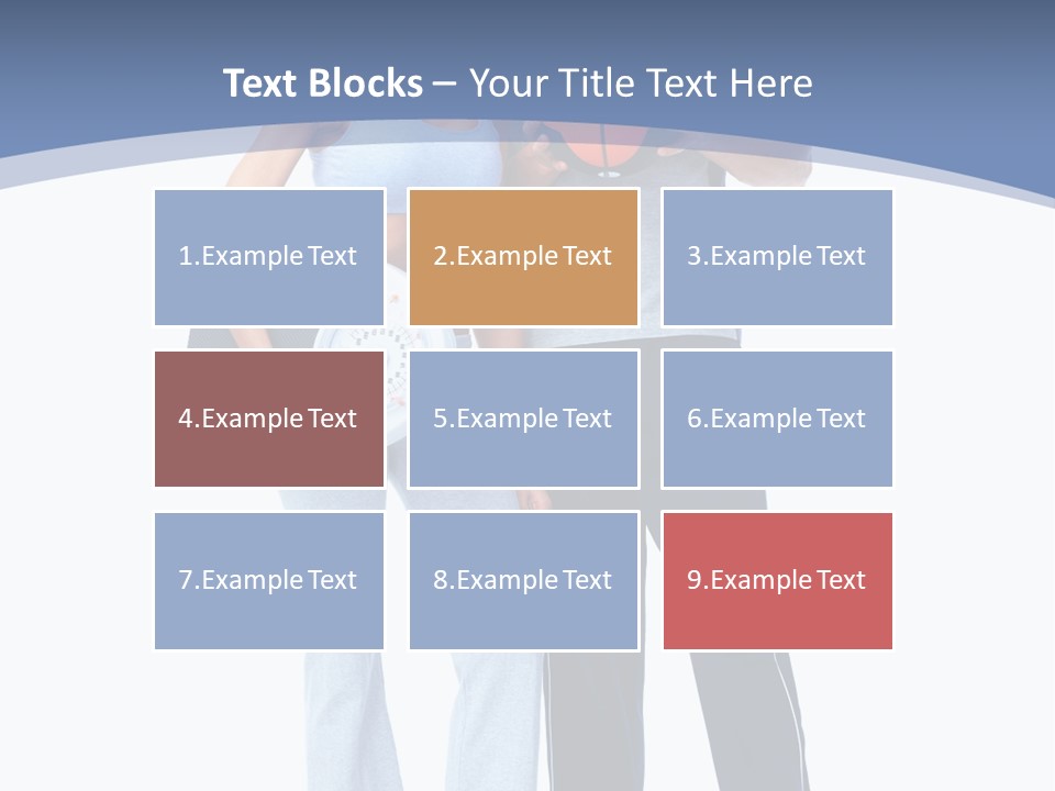 Standing Diet Ball PowerPoint Template