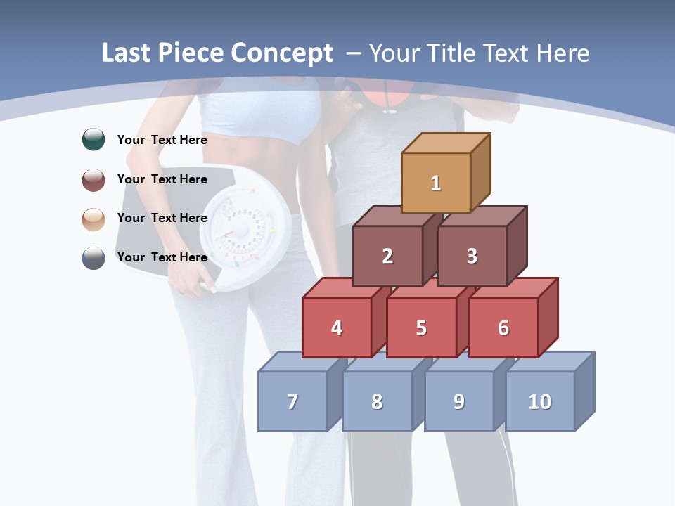 Standing Diet Ball PowerPoint Template