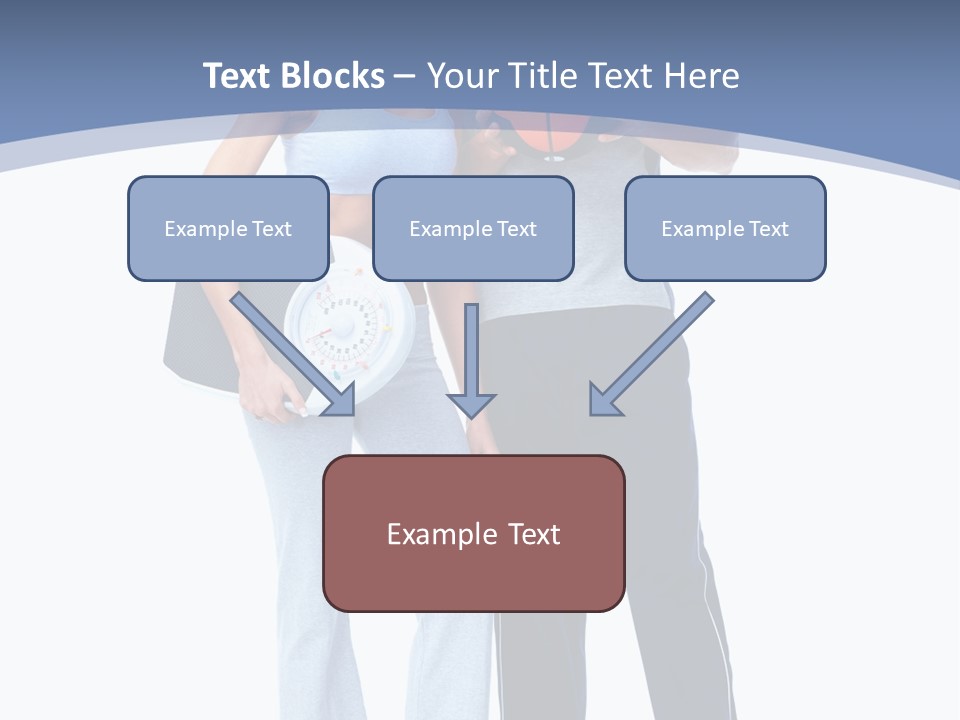 Standing Diet Ball PowerPoint Template