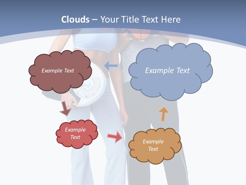 Standing Diet Ball PowerPoint Template