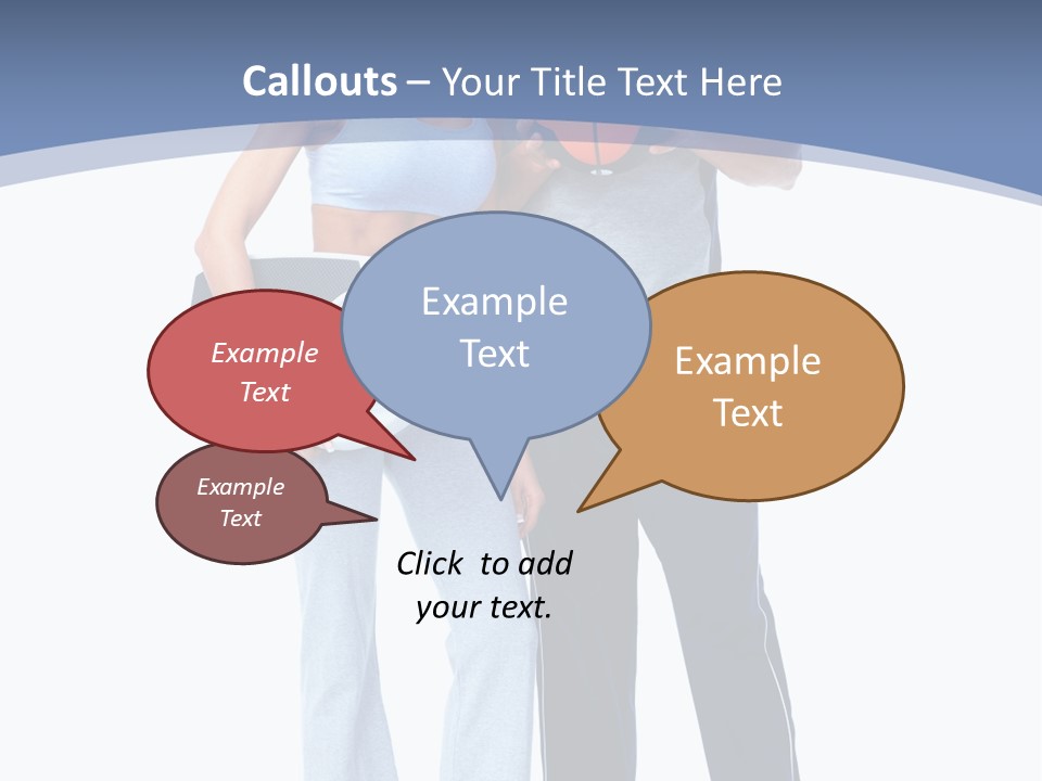 Standing Diet Ball PowerPoint Template