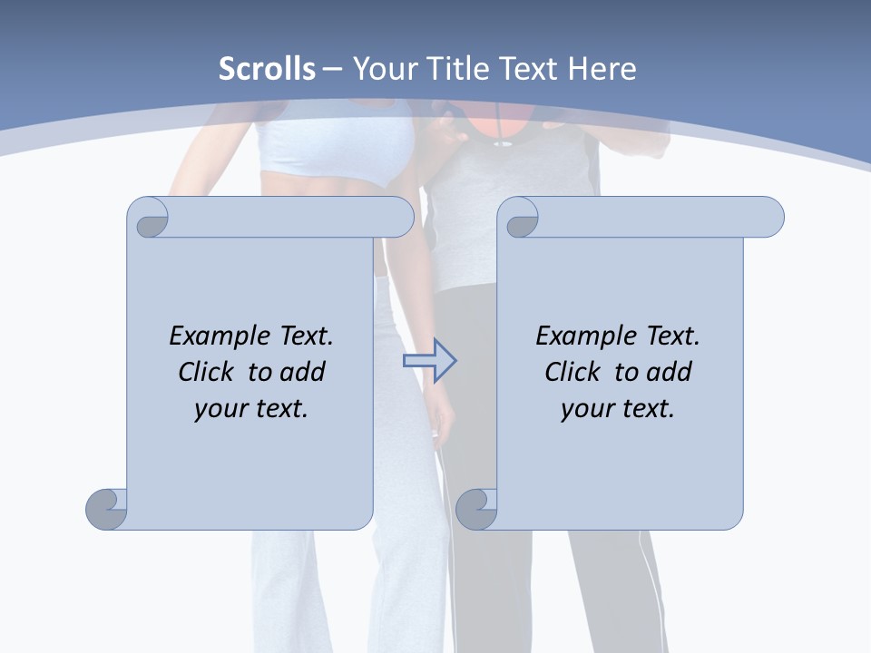 Standing Diet Ball PowerPoint Template
