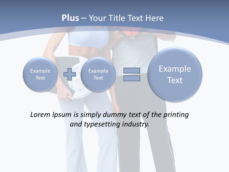 Standing Diet Ball PowerPoint Template