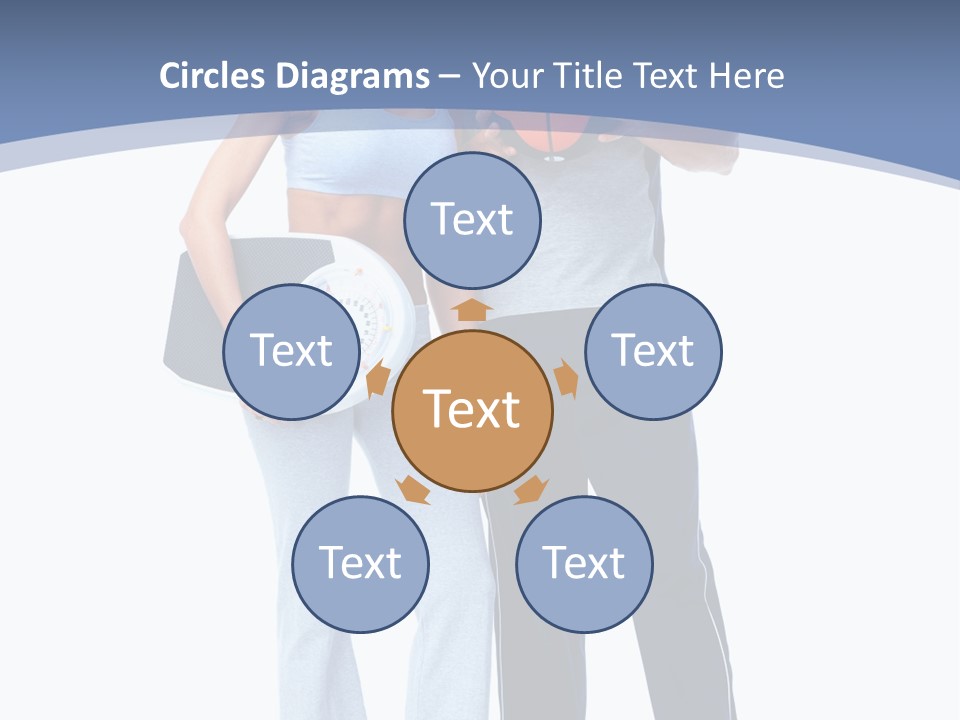 Standing Diet Ball PowerPoint Template