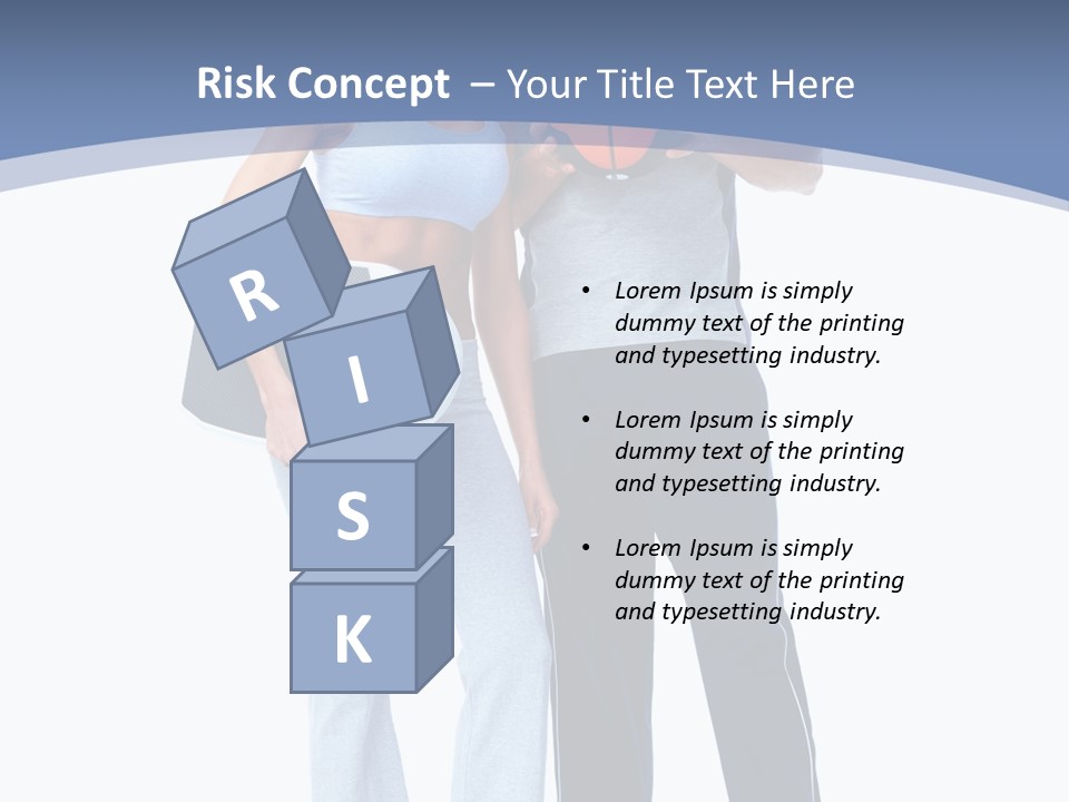 Standing Diet Ball PowerPoint Template