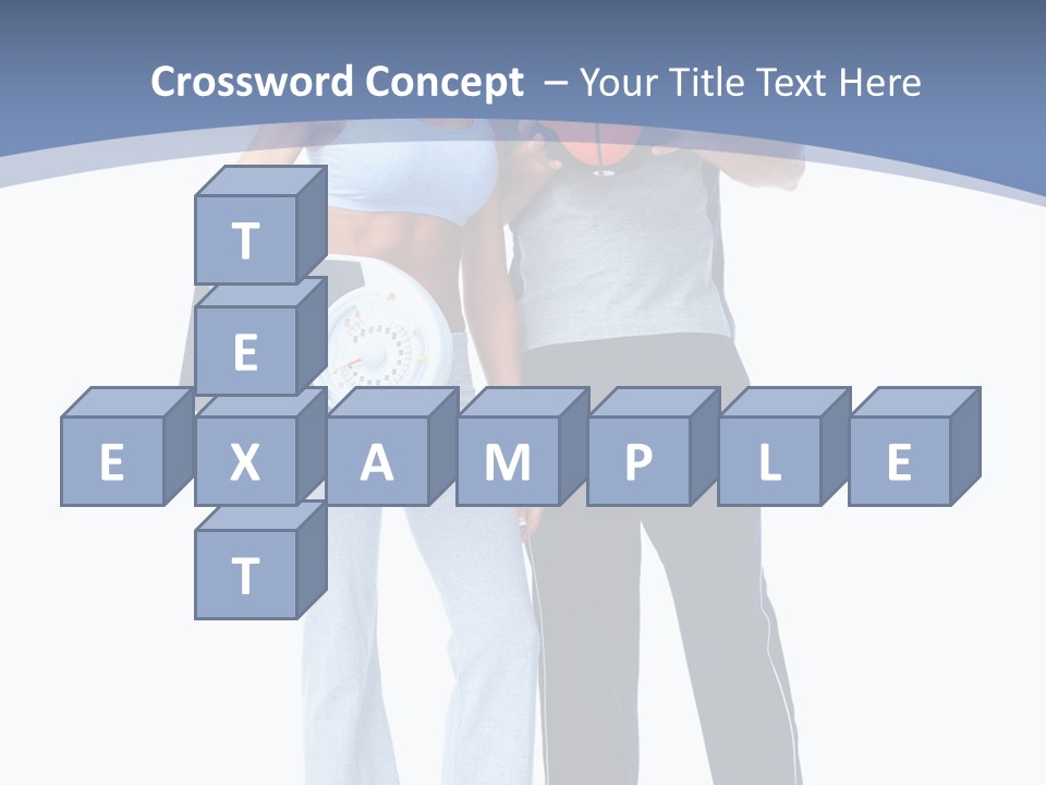 Standing Diet Ball PowerPoint Template