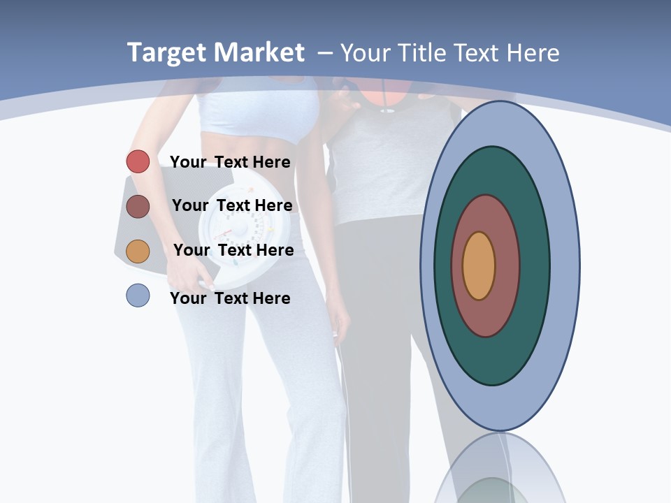 Standing Diet Ball PowerPoint Template