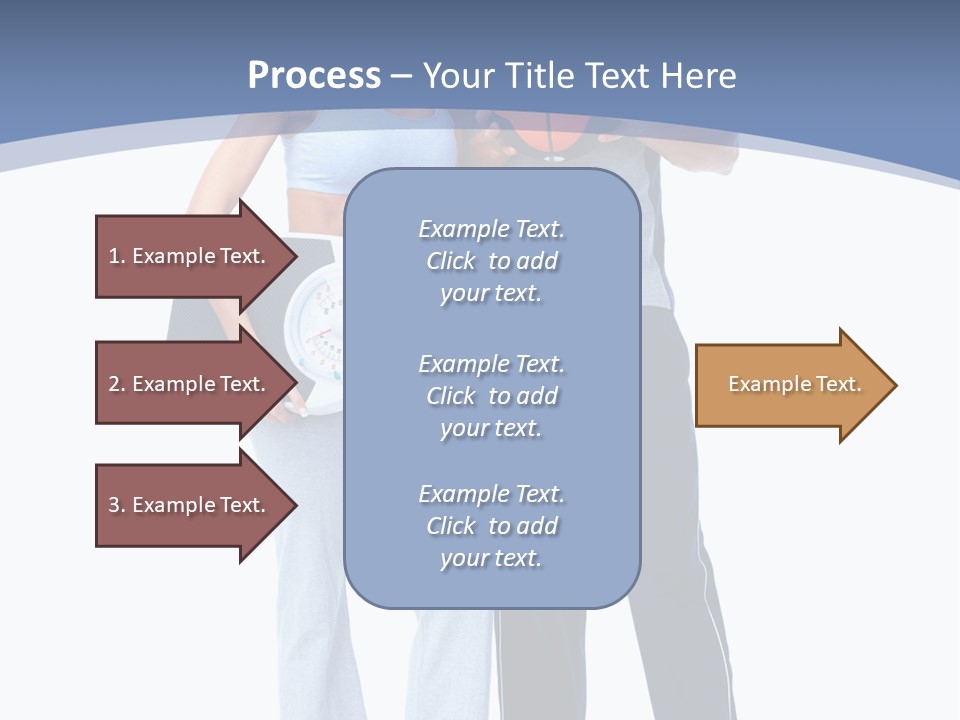 Standing Diet Ball PowerPoint Template