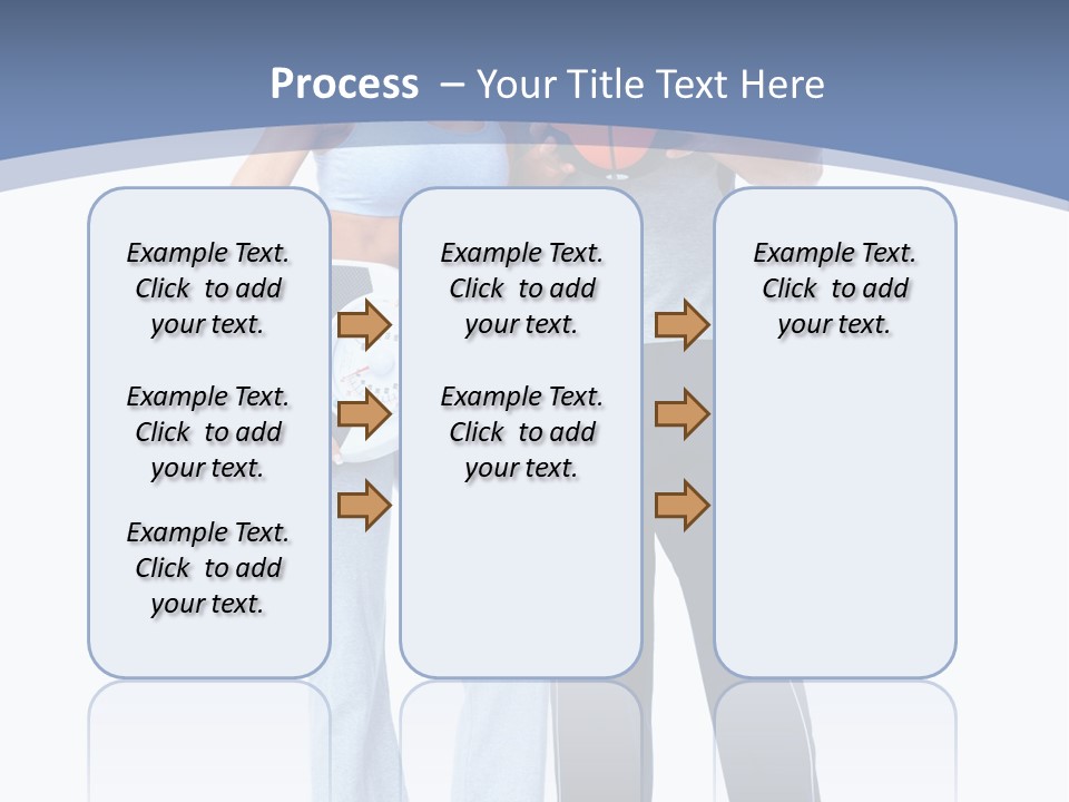 Standing Diet Ball PowerPoint Template