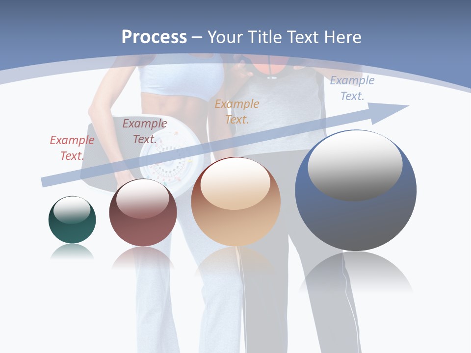 Standing Diet Ball PowerPoint Template