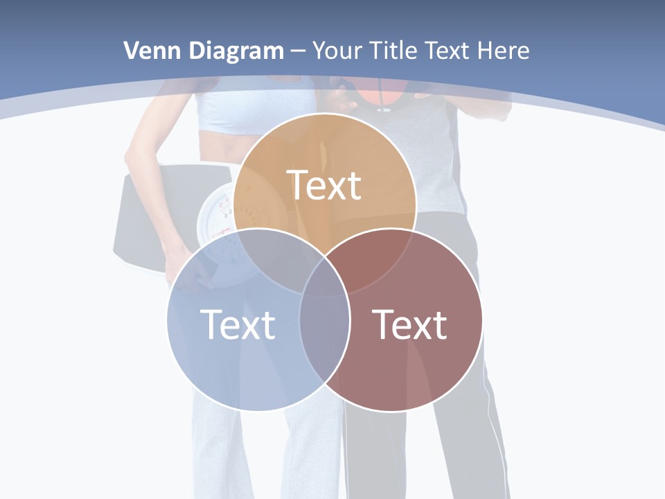 Standing Diet Ball PowerPoint Template