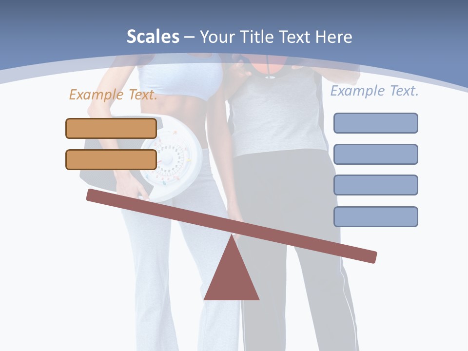Standing Diet Ball PowerPoint Template