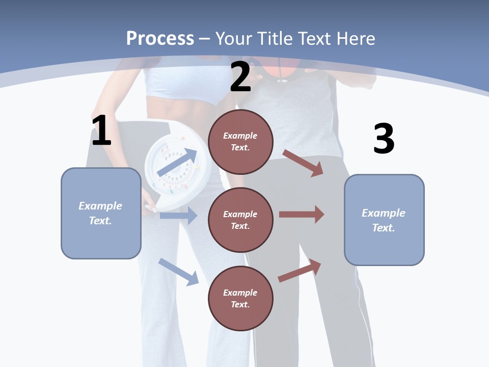 Standing Diet Ball PowerPoint Template