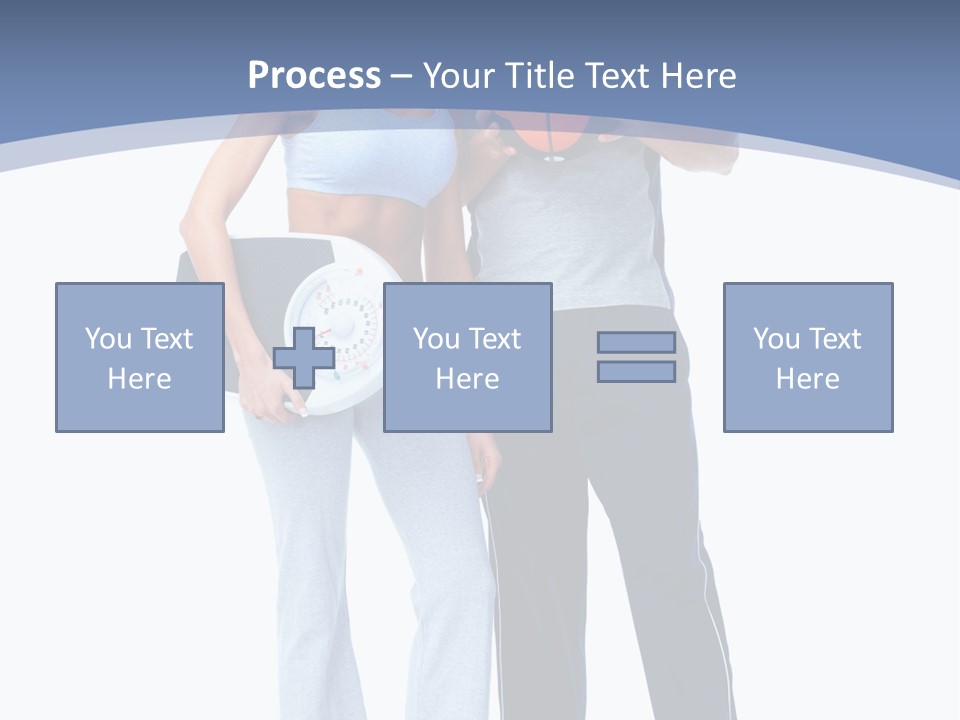 Standing Diet Ball PowerPoint Template
