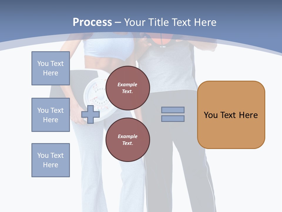 Standing Diet Ball PowerPoint Template