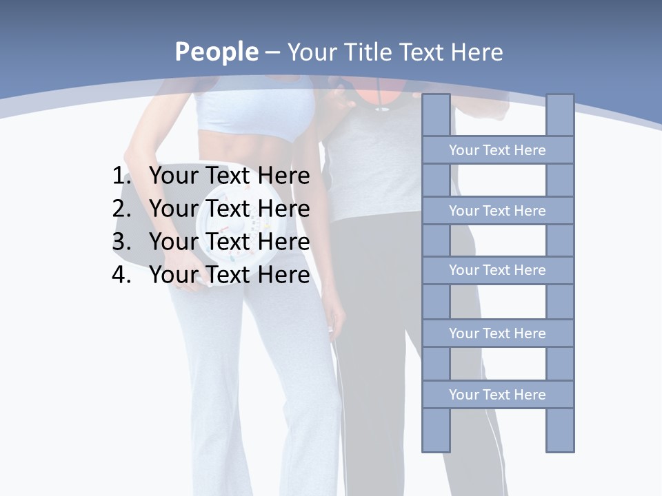 Standing Diet Ball PowerPoint Template