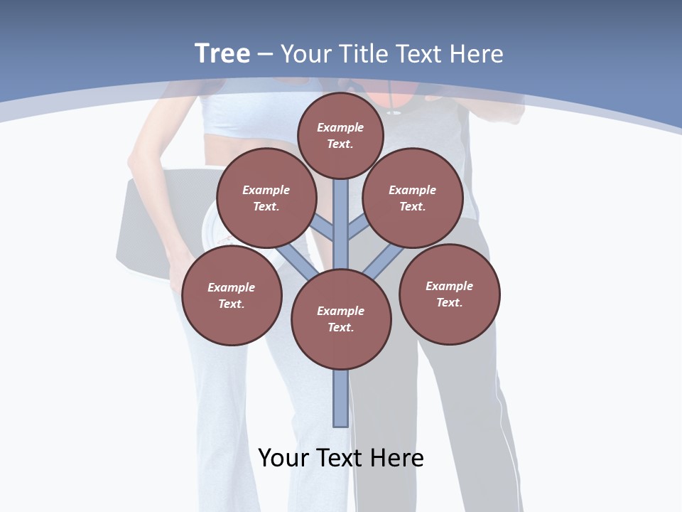 Standing Diet Ball PowerPoint Template