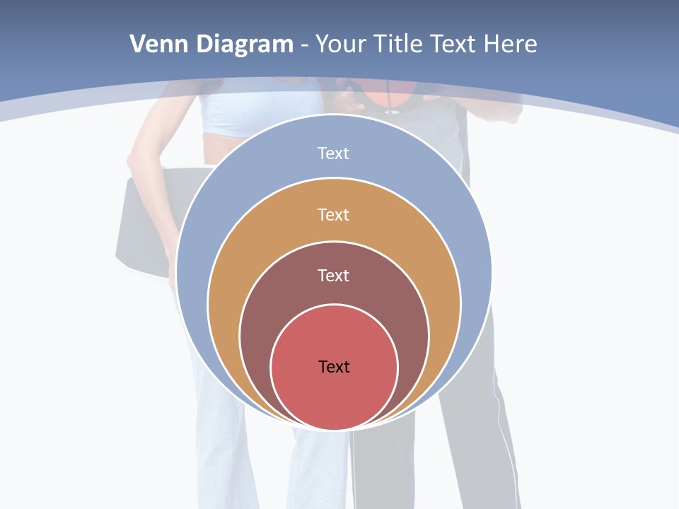 Standing Diet Ball PowerPoint Template
