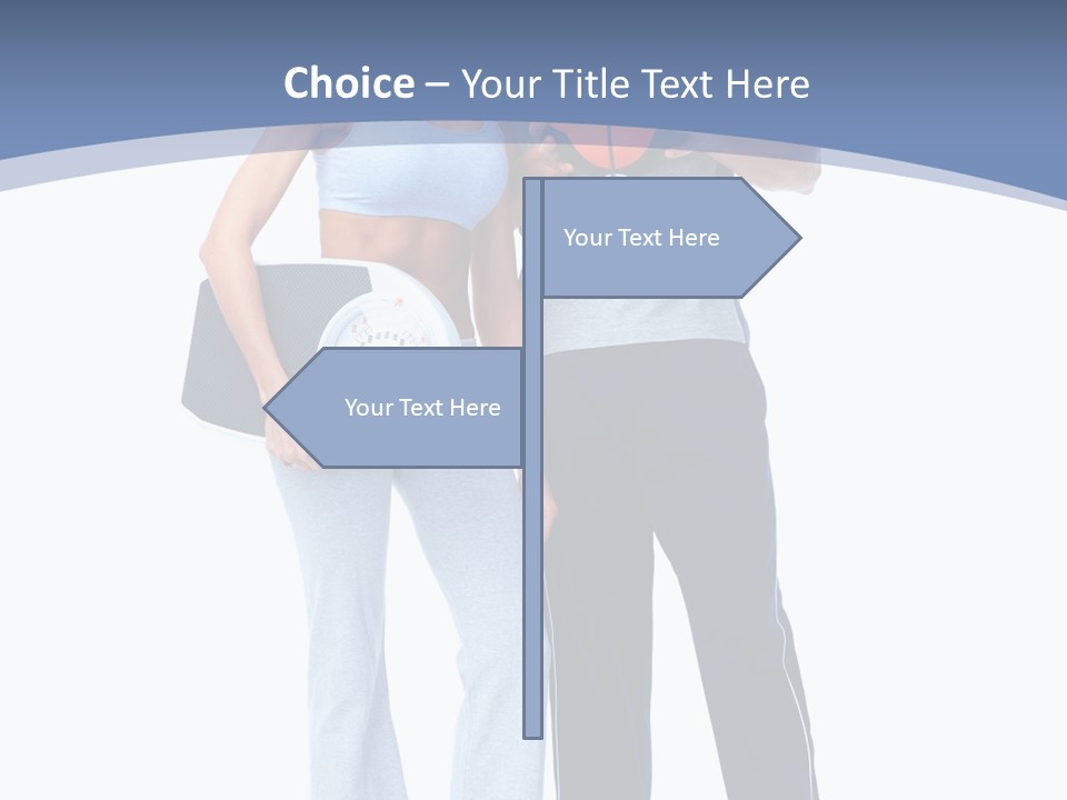 Standing Diet Ball PowerPoint Template
