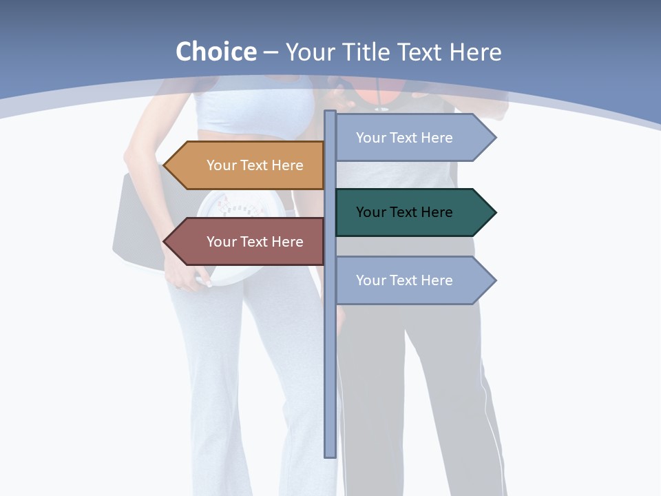 Standing Diet Ball PowerPoint Template
