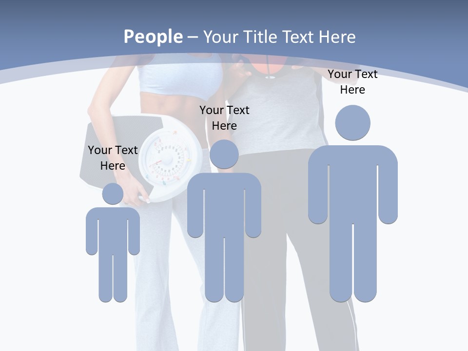 Standing Diet Ball PowerPoint Template