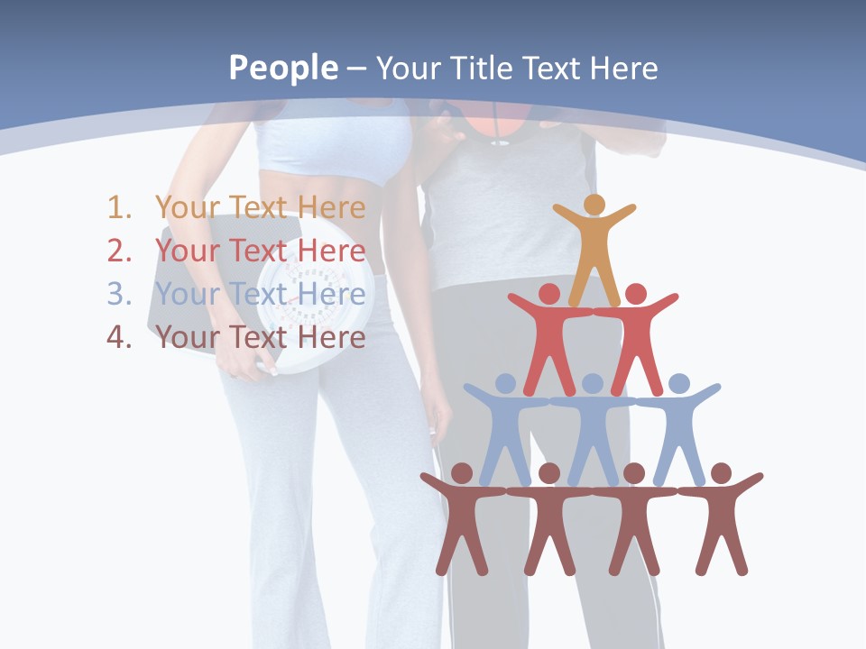 Standing Diet Ball PowerPoint Template