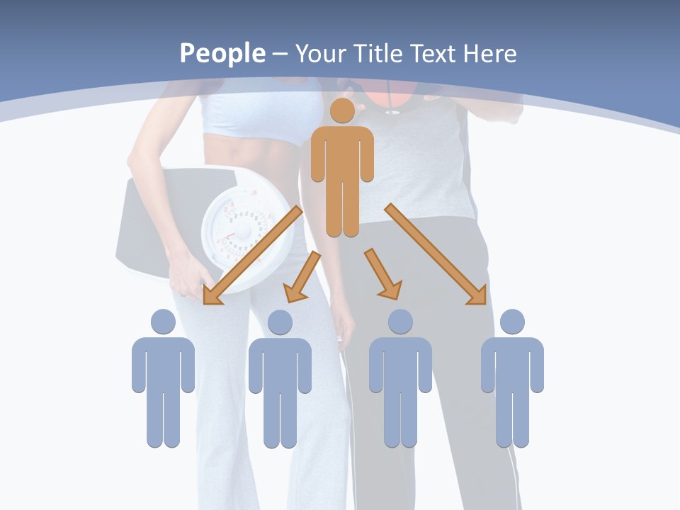 Standing Diet Ball PowerPoint Template