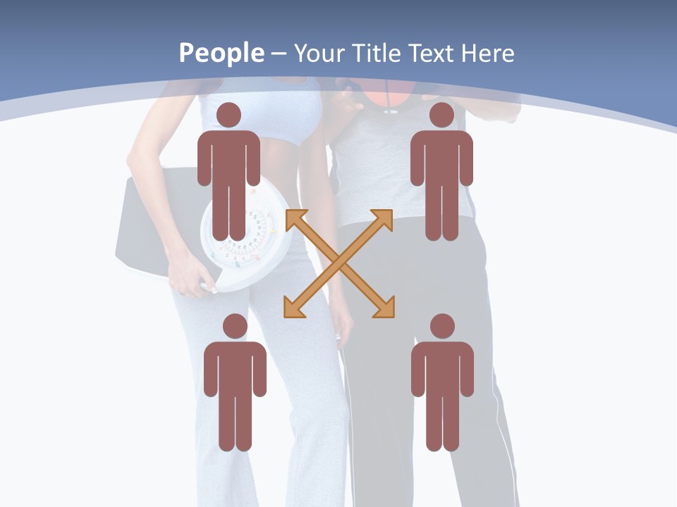 Standing Diet Ball PowerPoint Template