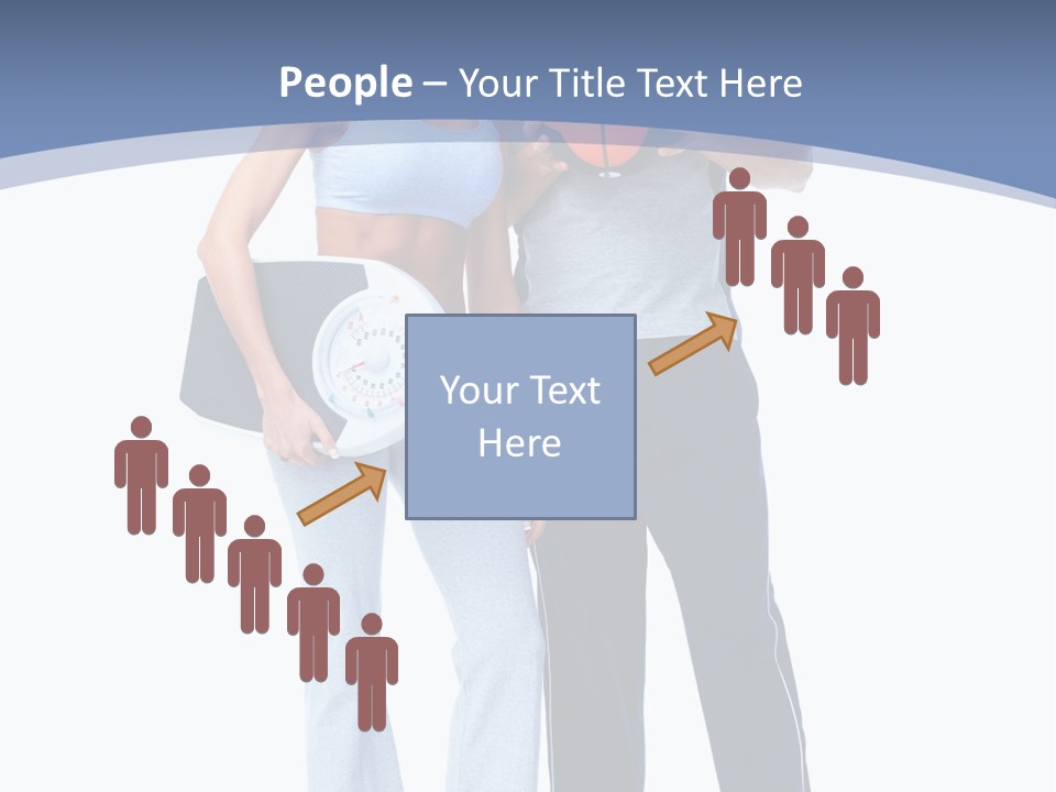 Standing Diet Ball PowerPoint Template