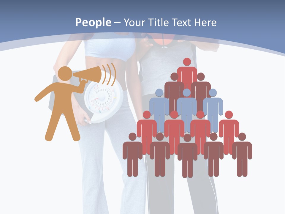 Standing Diet Ball PowerPoint Template