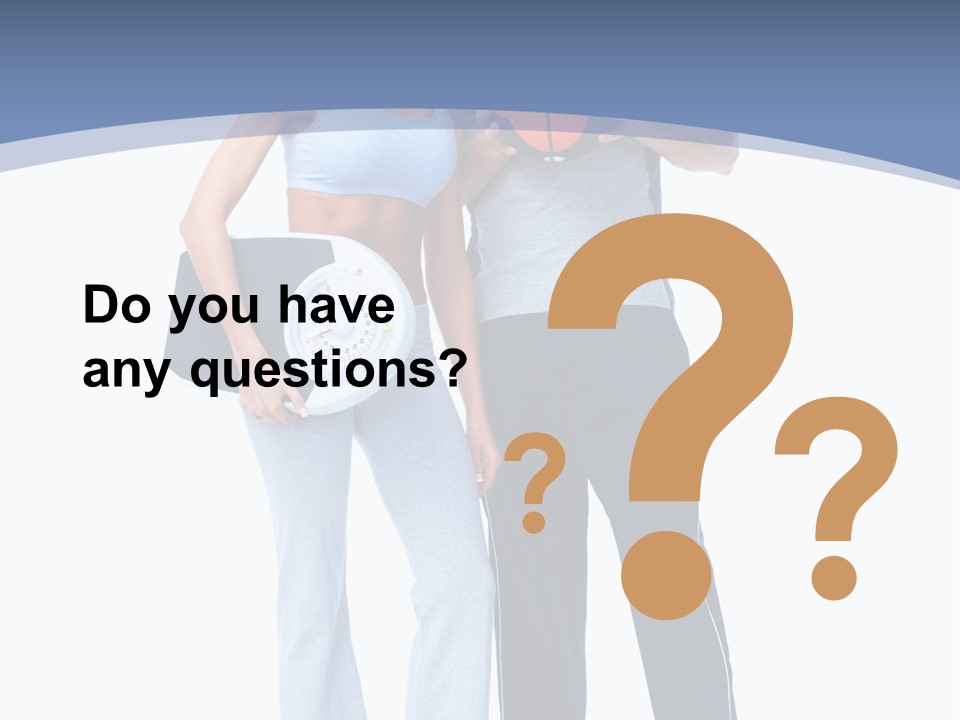 Standing Diet Ball PowerPoint Template