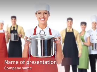 Team Woman Man PowerPoint Template