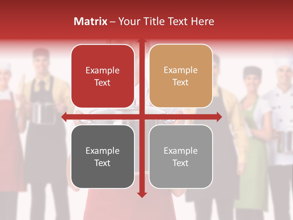 Team Woman Man PowerPoint Template