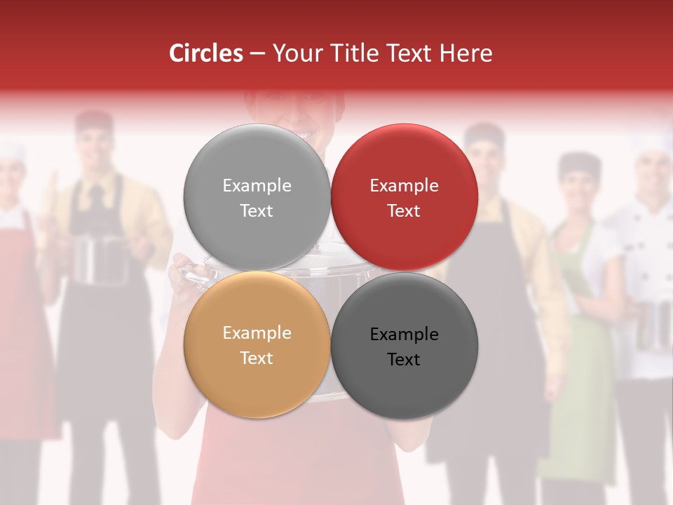 Team Woman Man PowerPoint Template