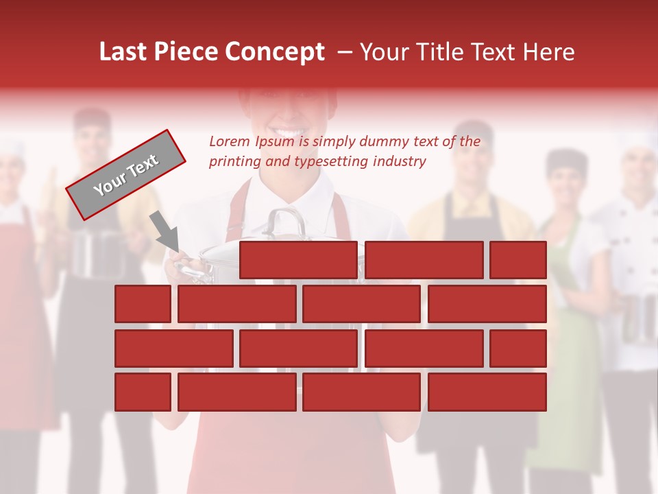 Team Woman Man PowerPoint Template