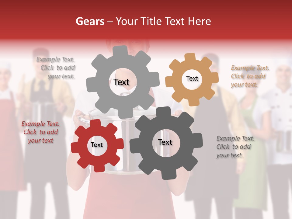Team Woman Man PowerPoint Template