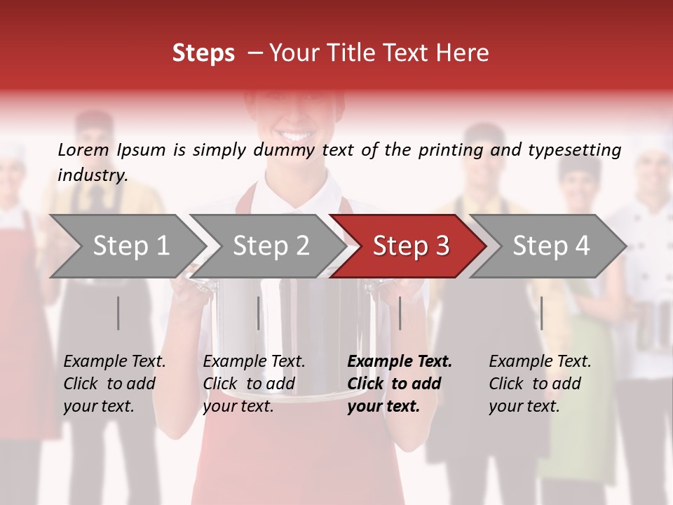 Team Woman Man PowerPoint Template