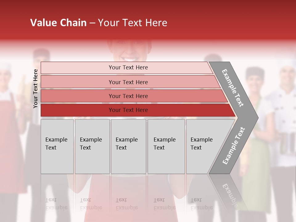 Team Woman Man PowerPoint Template