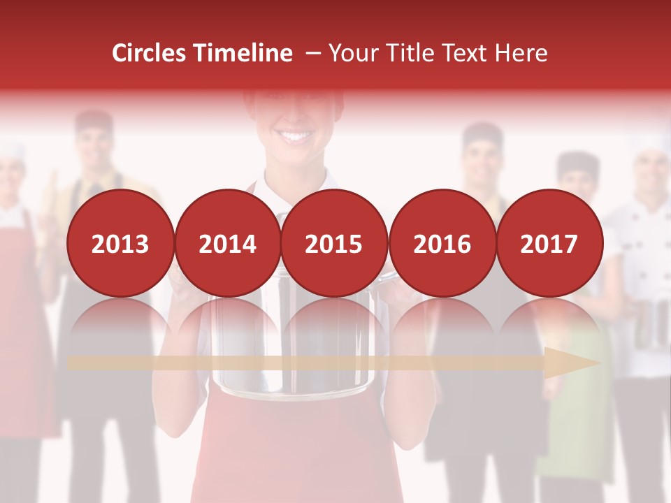 Team Woman Man PowerPoint Template