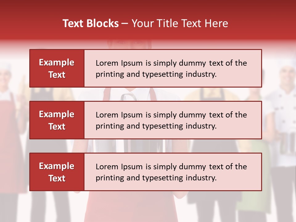Team Woman Man PowerPoint Template