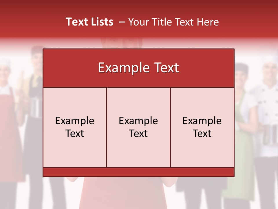 Team Woman Man PowerPoint Template