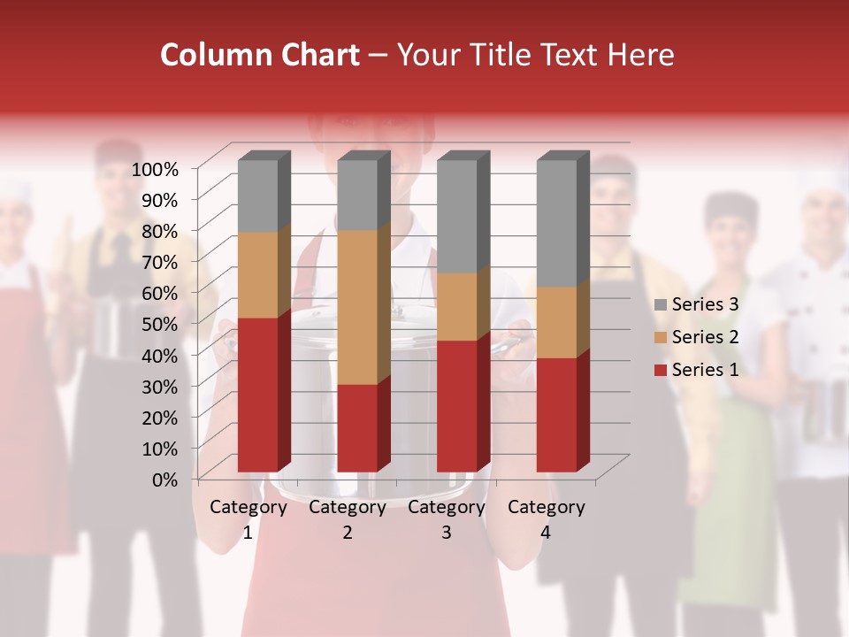 Team Woman Man PowerPoint Template