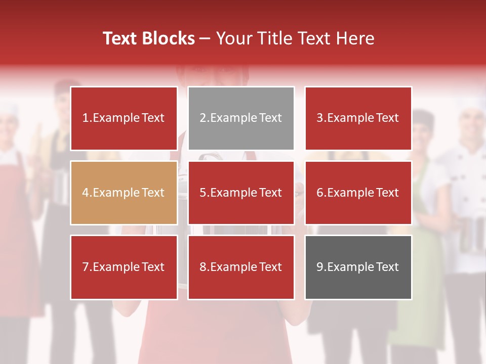 Team Woman Man PowerPoint Template