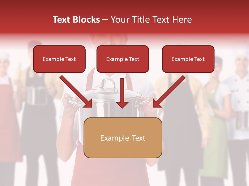 Team Woman Man PowerPoint Template