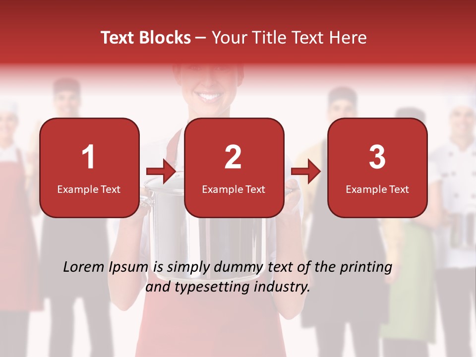 Team Woman Man PowerPoint Template