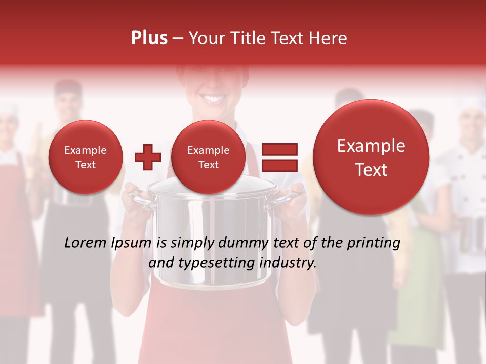 Team Woman Man PowerPoint Template