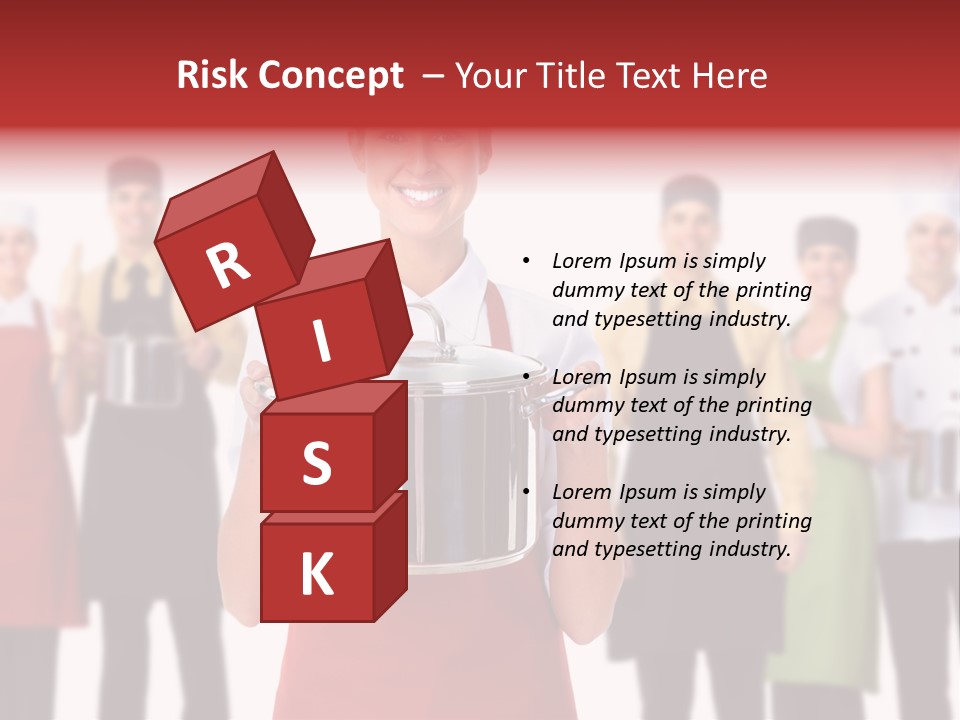 Team Woman Man PowerPoint Template